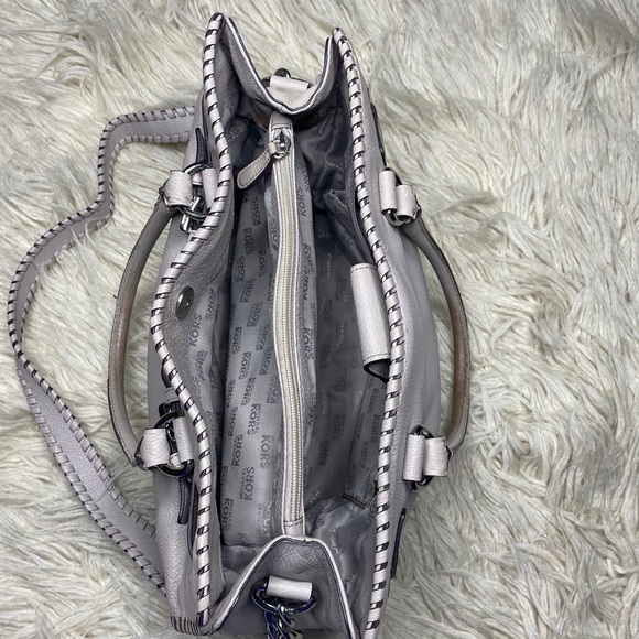 MICHAEL KORS HAMILTON EAST WEST PEARL WHIPPED STITCH TOTE BAG SATCHEL - Picture 16 of 16